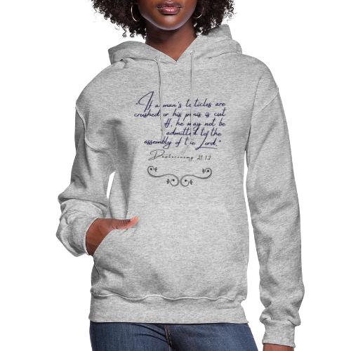 Careful not to get your junk crunched - Women's Hoodie