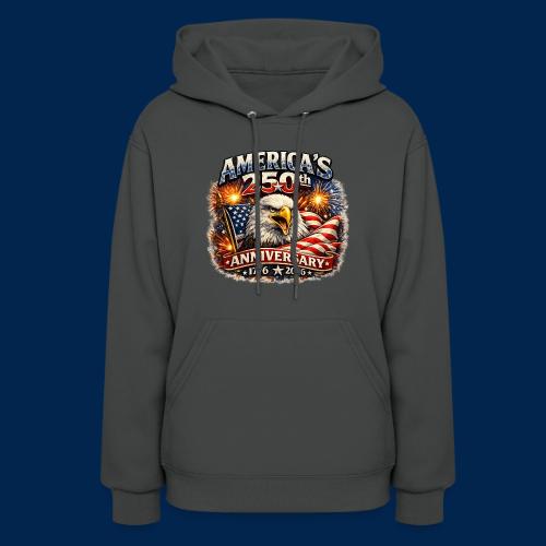 America 250th Anniversary Timeline Design - Women's Hoodie
