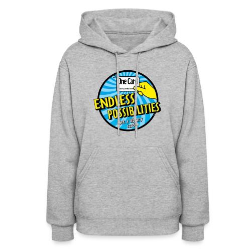 One Card, Endless Possibilities-Get a Library Card - Women's Hoodie