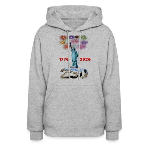 1776 - 2026 | 250 Years USA | Fireworks - Women's Hoodie