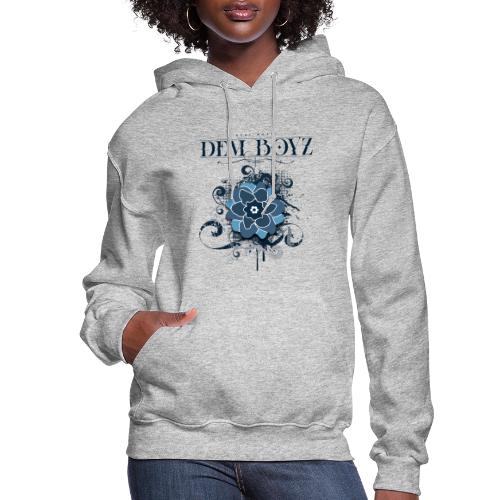 Flower Splash Blues - Women's Hoodie
