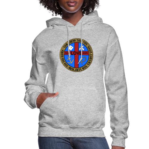 Five Solas Faith Hope Love Shirt–Christian Symbols - Women's Hoodie