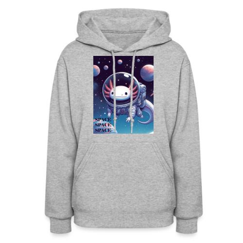 Axolotl Astronaut - Cute Axolotl Space Explorer - Women's Hoodie