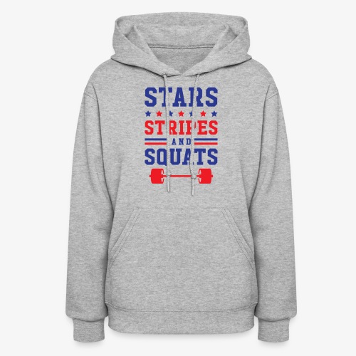 Stars, Stripes And Squats - Women's Hoodie