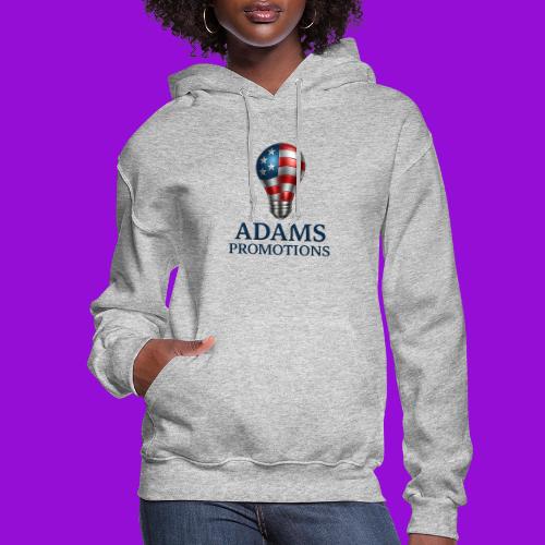 Adams promotions American flag metallic light bulb - Women's Hoodie
