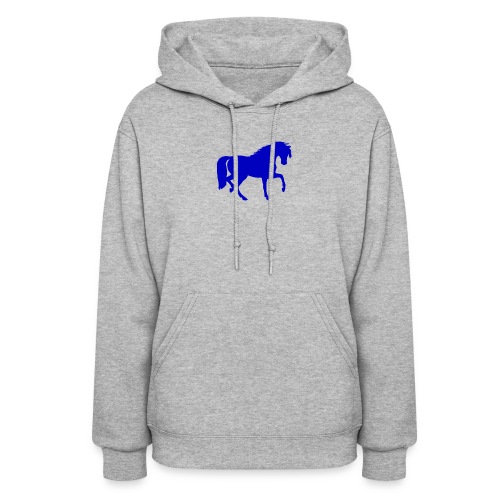 blue horse hoodie - Women's Hoodie