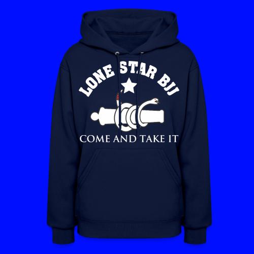 Lone Star BJJ - Come and Take It - White and Red - Women's Hoodie
