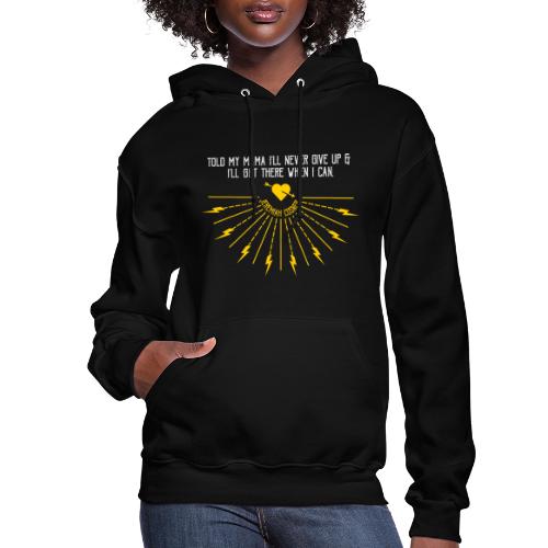 Told My Mama White and Gold - Women's Hoodie