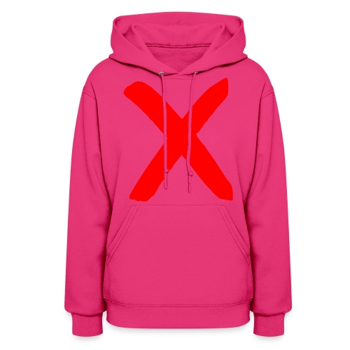 X, Big Red X - Women's Hoodie