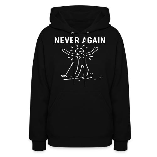 NEVER AGAIN - Broken Club Golf Tee - Women's Hoodie