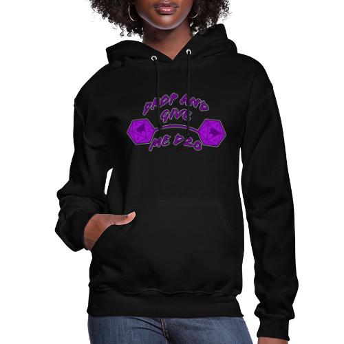 Drop and Give Me D20 - Women's Hoodie