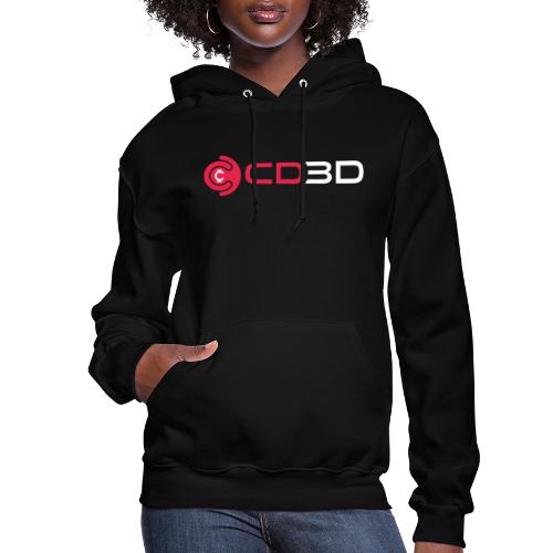 CD3D White Front/CinemaDraft Logo Back - Women's Hoodie