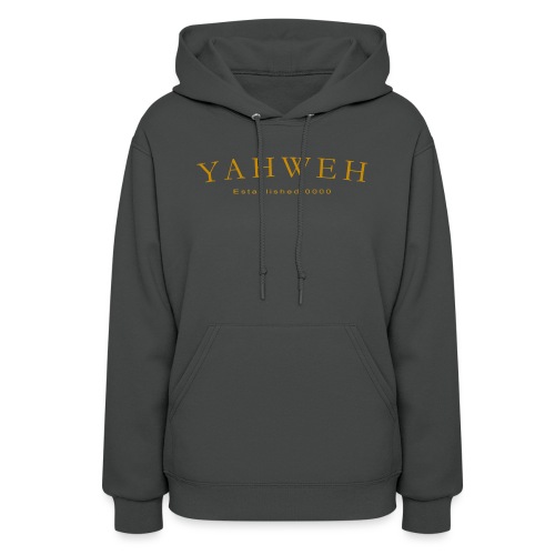 Yahweh Established 0000 in Gold - Women's Hoodie