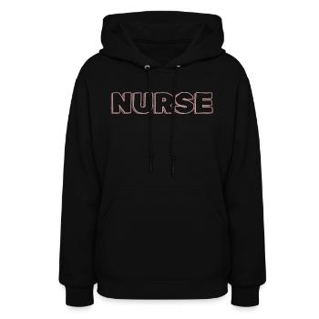 Nurse - Women's Hoodie - black - Front - Camila (177cm)
