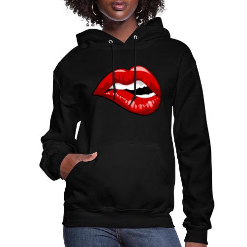 Lip Bite - Women's Hoodie
