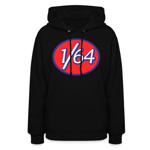 One Sixty Four -- vintage auto inspired oval - Women's Hoodie