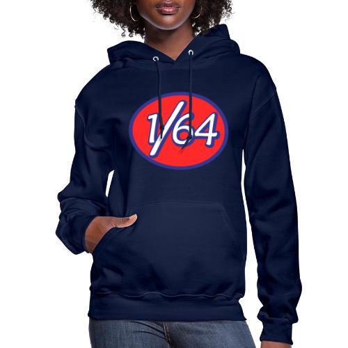 One Sixty Four -- vintage auto inspired oval - Women's Hoodie