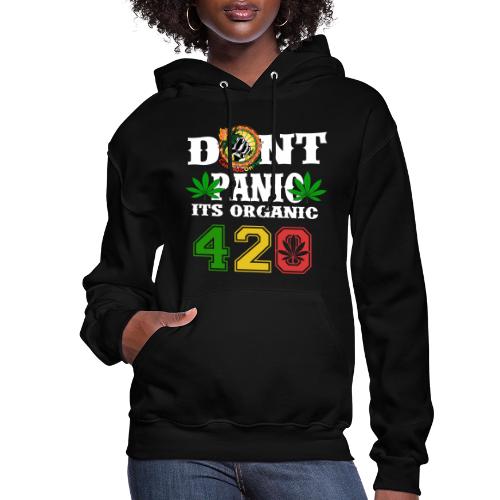 Joking 420 Organic Smoke Weed Marijuana Design - Women's Hoodie