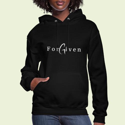 Forgiven In White Letters - Women's Hoodie