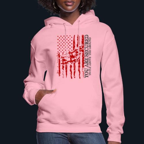You are Secured To Fly Above The Ground - Women's Hoodie