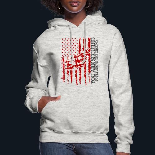 You are Secured To Fly Above The Ground - Women's Hoodie