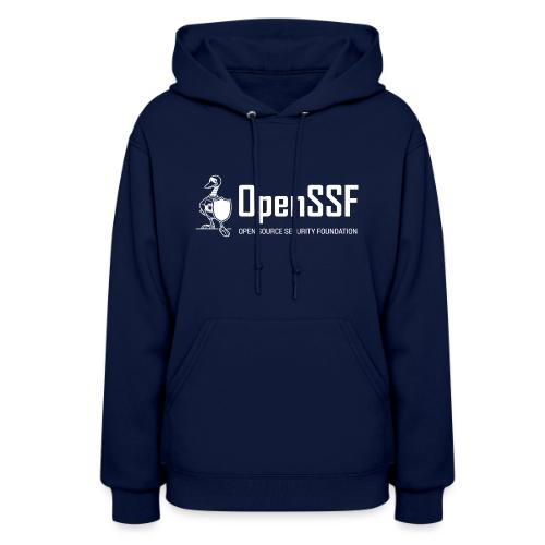 OpenSSF Logo White - Women's Hoodie
