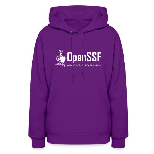 OpenSSF Logo White - Women's Hoodie