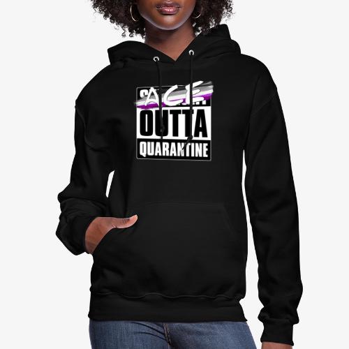 Ace Outta Quarantine - Asexual Pride - Women's Hoodie