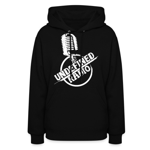 Undefined Radio Logo white - Women's Hoodie