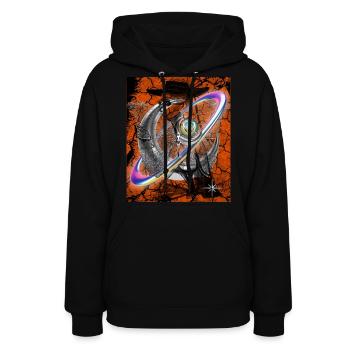 Elixir Of Life - Women's Hoodie - black - Front - Camila (177cm)