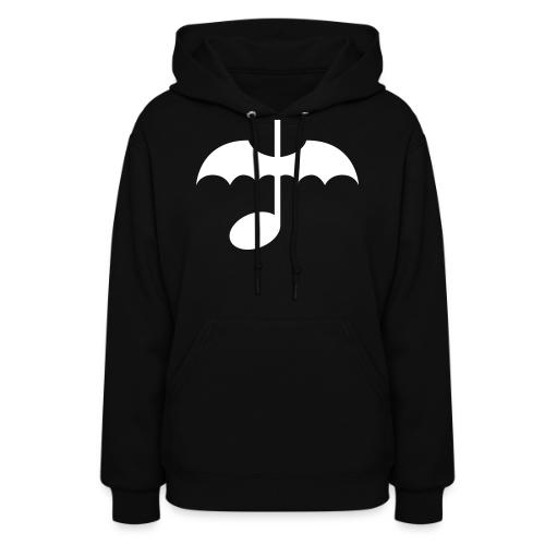 Music Note with Bat Wings - Women's Hoodie