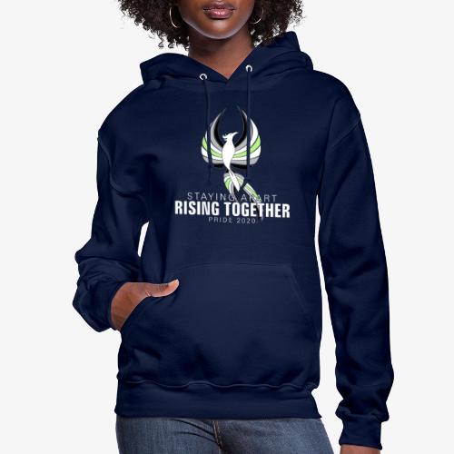 Agender Staying Apart Rising Together Pride 2020 - Women's Hoodie