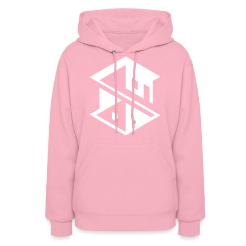 Unreal Estate Records Logo White - Women's Hoodie