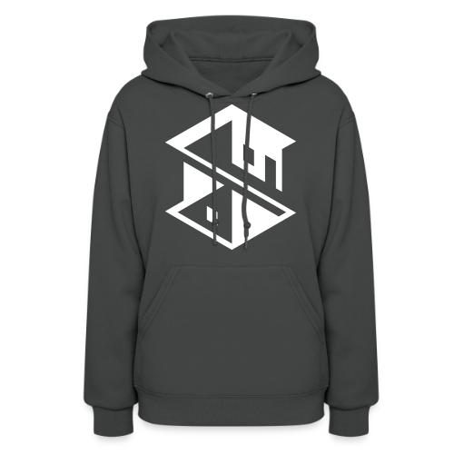 Unreal Estate Records Logo White - Women's Hoodie