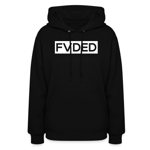 FVDED Cutout resize V1 white - Women's Hoodie