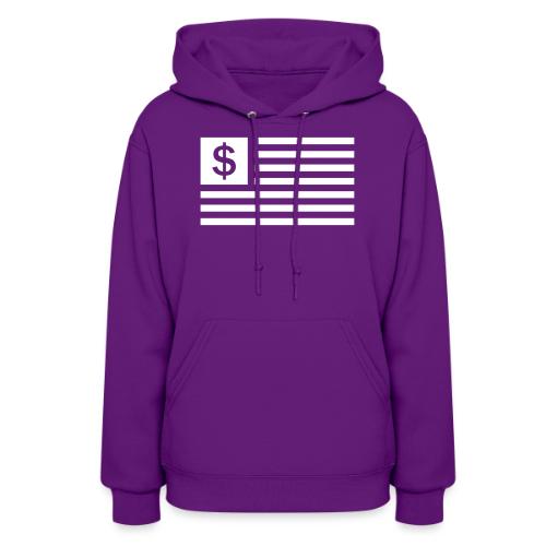 American Dollar Sign Flag - Women's Hoodie