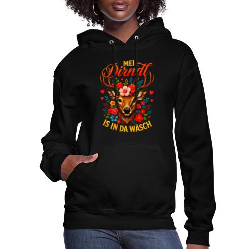Mei Dirndl is in da Wäsch - Women's Hoodie