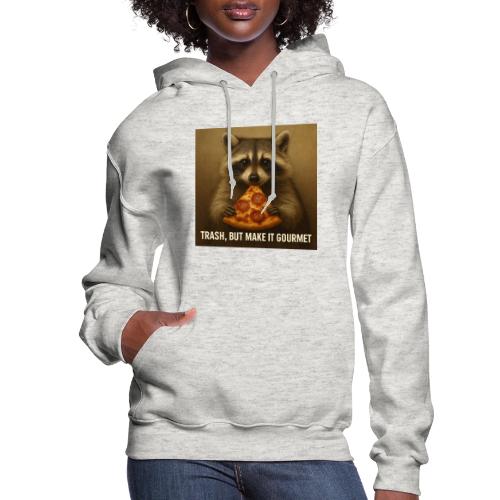 Gourmet Pizza Raccoon - Women's Hoodie