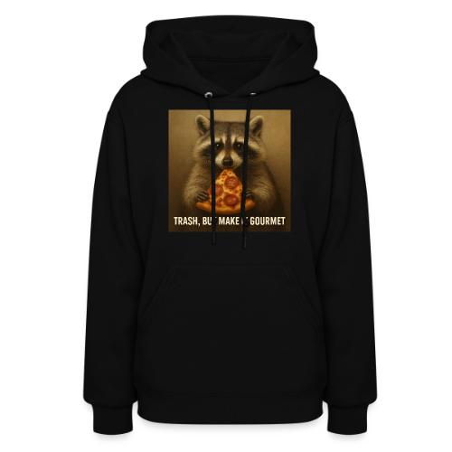 Gourmet Pizza Raccoon - Women's Hoodie