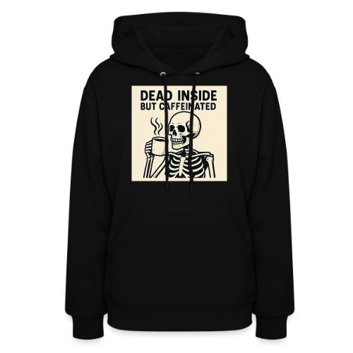 Skeleton Sipping Coffee - Women's Hoodie