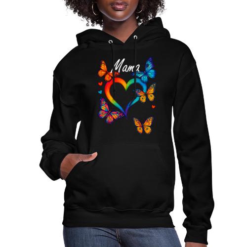 Mama Heart Personalized Kids’ Names gift - Women's Hoodie