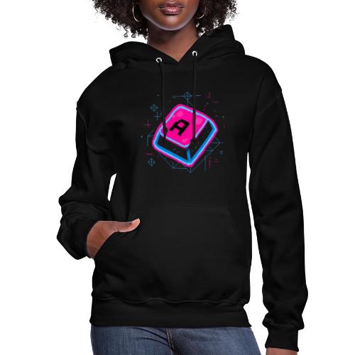Neon Pixel A Key - Women's Hoodie