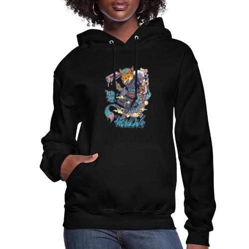 Kitsune Street Rebel - Women's Hoodie