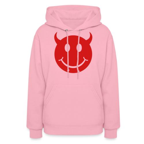 Smiley Devil Face - Women's Hoodie