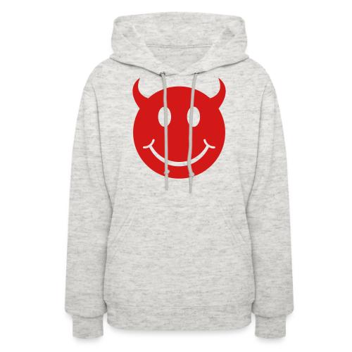 Smiley Devil Face - Women's Hoodie