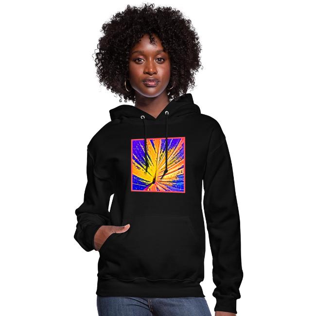 Vibrant Neon Leaf Pattern