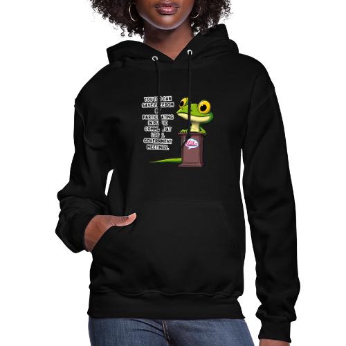 Public Comment Lizard Design - Women's Hoodie