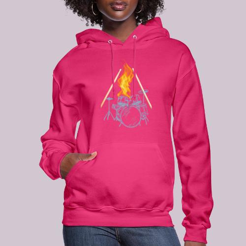 Drums on Fire - Women's Hoodie
