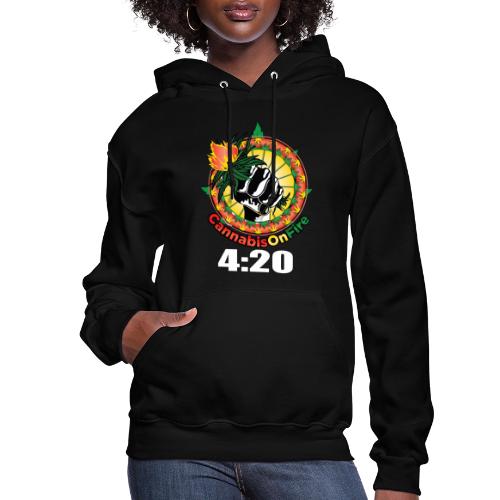 Wacky 420 Keep It Lit Time Weed Marijuana Design - Women's Hoodie