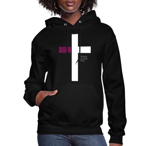 jesus loves you cross - Women's Hoodie